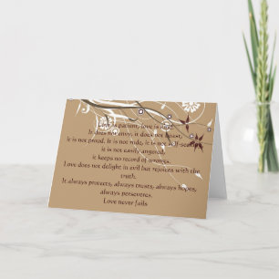 1 Corinthians 13: 4-8 Kaart