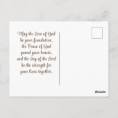 1 Corinthians 13:4-8 Love is Patient Wedding Briefkaart