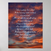 1 Corinthians 13; 4-8a - Inspirerend Poster (Voorkant)