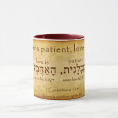 1 CORINTHIANS 13:4 HEBREW MOK (Midden)