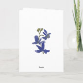 1 Corinthians 13:4 Love is Patient Bible Verse Kaart (Achterkant)