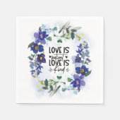 1 Corinthians 13:4 Love is Patient Bible Verse Servet (Voorkant)