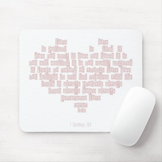 1 Corinthians 13:4-muispad Muismat (Met muis)