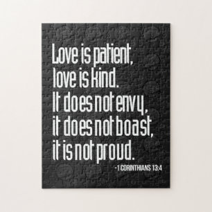 1 Corinthians 13:4 Puzzle Legpuzzel