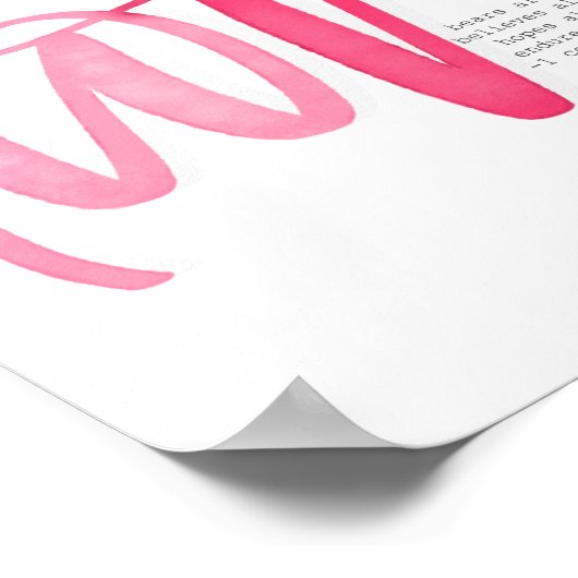 1 Corinthians 13:7 - Liefde Beren - Poster (Hoek)