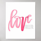 1 Corinthians 13:7 - Liefde Beren - Poster (Voorkant)