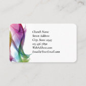 1 Corinthians 13:7 Love Fails Church Event Visitekaartje (Achterkant)