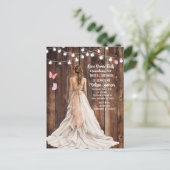 1 Corinthians 13:8 Bridal Shower Invitation Briefkaart (Staand voorkant)