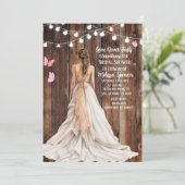 1 Corinthians 13:8 Bridal Shower Invitation Kaart (Staand voorkant)