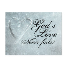 1 Corinthians 13:8 Gods liefde nooit mislukt