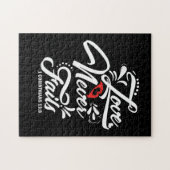 1 CORINTHIANS 13:8 LEGPUZZEL (Horizontaal)