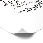 1 Corinthians 13:8, Liefde mislukt nooit Foto Afdruk (Hoek)