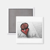 1 Corinthians 13:8 Magneet (Voorkant / Achterkant)