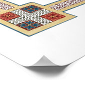 1 Corinthians 13 Bijbelverlicht manuscript Poster (Hoek)