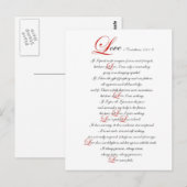 1 Corinthians 13 Briefkaart (Voorkant / Achterkant)