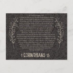 1 Corinthians 13 Briefkaart