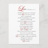 1 Corinthians 13 Briefkaart (Voorkant)