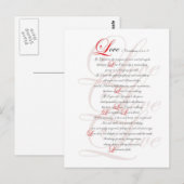 1 Corinthians 13 Briefkaart (Voorkant / Achterkant)