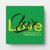 1 Corinthians 13 | CHRISTELIJKE LOVE Fotoplaat (Voorkant)