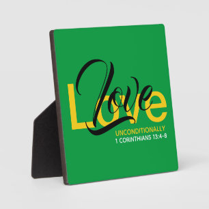 1 Corinthians 13 CHRISTELIJKE LOVE Fotoplaat