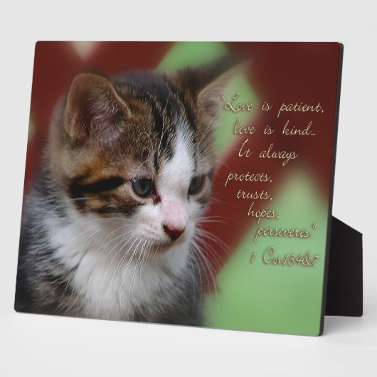 1 Corinthians 13 Inspirerend Fotoplaat (Zijkant)