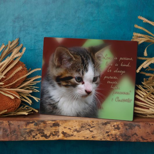 1 Corinthians 13 Inspirerend Fotoplaat (Zijkant)