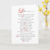 1 Corinthians 13 Kaart (Gele Bloem)