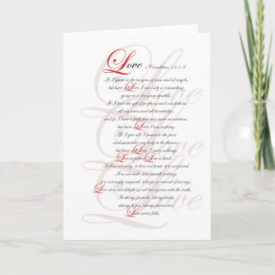 1 Corinthians 13 Kaart