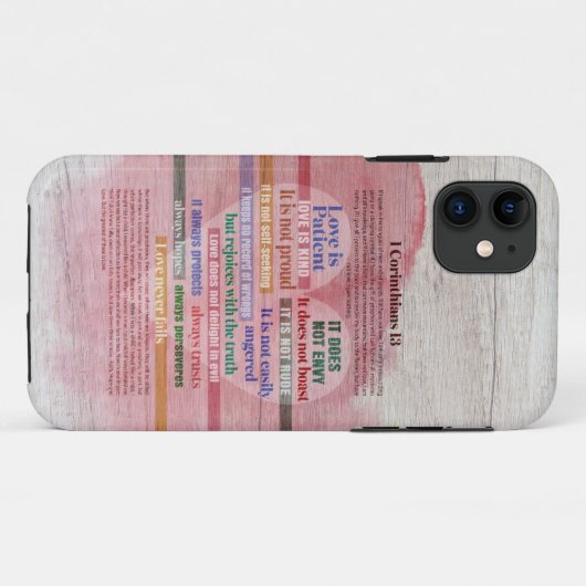 1 Corinthians 13 - Liefde Case-Mate iPhone Case (Achterkant (horizontaal))