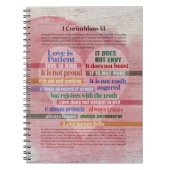 1 Corinthians 13 - Liefde Notitieboek (Voorkant)