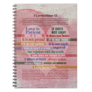 1 Corinthians 13 - Liefde Notitieboek