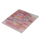 1 Corinthians 13 - Liefde Tegeltje (Zijkant)