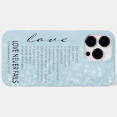 1 Corinthians 13 Love is Bible Verse Case-Mate iPhone Case (Achterkant (horizontaal))