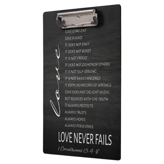 1 Corinthians 13 Love is Bible Verse Klembord (Links)
