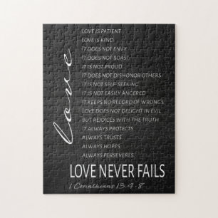 1 Corinthians 13 Love is Bible Verse Legpuzzel