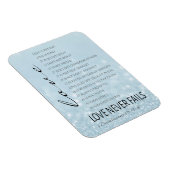 1 Corinthians 13 Love is Bible Verse Magneet (Rechterzijde)