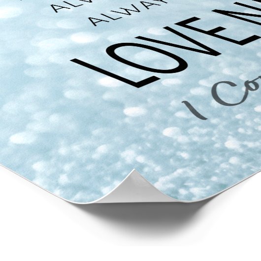 1 Corinthians 13 Love is Bible Verse Poster (Hoek)