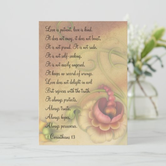1 Corinthians 13 Love is Patient Mini Prints (Staand voorkant)