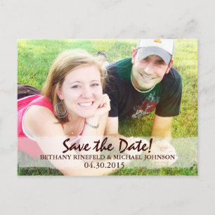1 Corinthians 13 Photo Save-the-Date Briefkaart