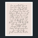 1 Corinthians 13 Poster<br><div class="desc">Met een Script-lettertype met een pekelachtergrond</div>