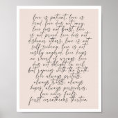 1 Corinthians 13 Poster (Voorkant)