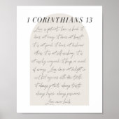 1 Corinthians 13 Poster (Voorkant)