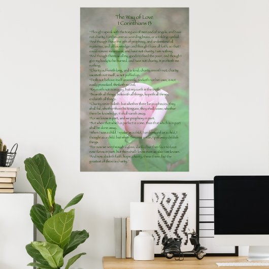 1 Corinthians 13 Poster (Thuiskantoor)