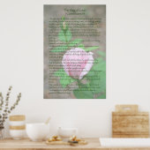 1 Corinthians 13 Poster (Keuken)