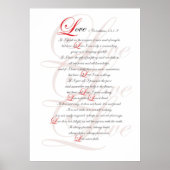 1 Corinthians 13 Poster (Voorkant)
