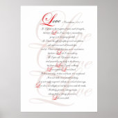 1 Corinthians 13 Poster (Voorkant)