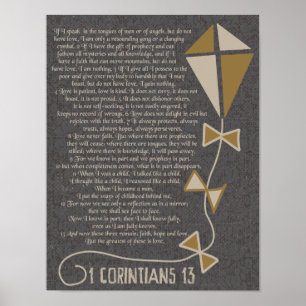 1 Corinthians 13 Poster