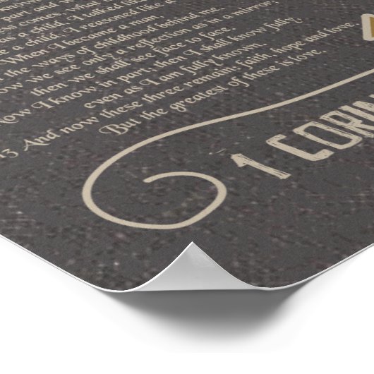 1 Corinthians 13 Poster (Hoek)