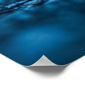 1 Corinthians 13, prachtig blauw poster (Hoek)