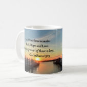 1 CORINTHIANS 13 SUNSET ONTWERP KOFFIEMOK (Voorkant links)